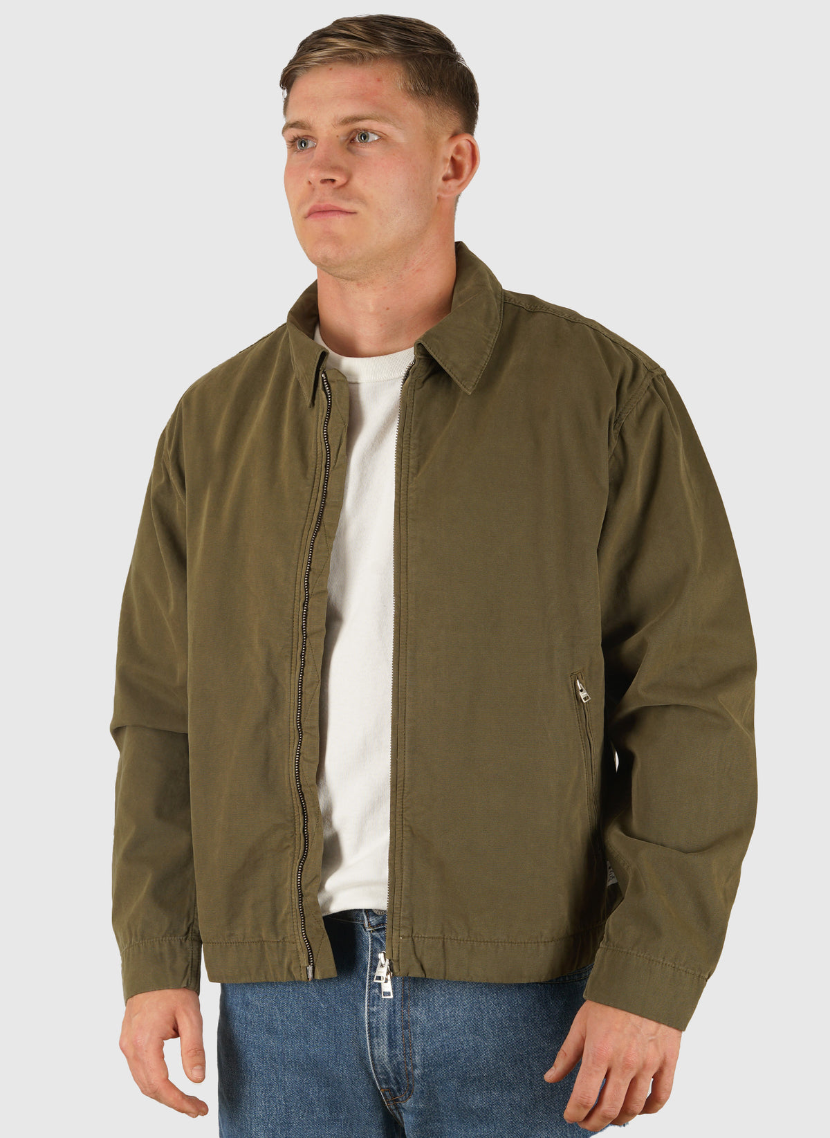Raabjerg Canvas Jacket - Olive Night