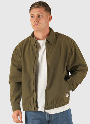 Raabjerg Canvas Jacket - Olive Night