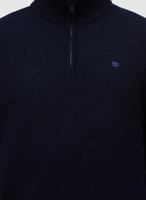 D-Ordin Half Zip Sweatshirt - Blu Marine