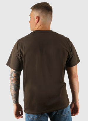 Evolution Simple Dome T-Shirt - Dark Chestnut