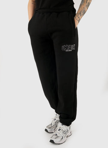 Classic Label Womens Sweatpants - Black