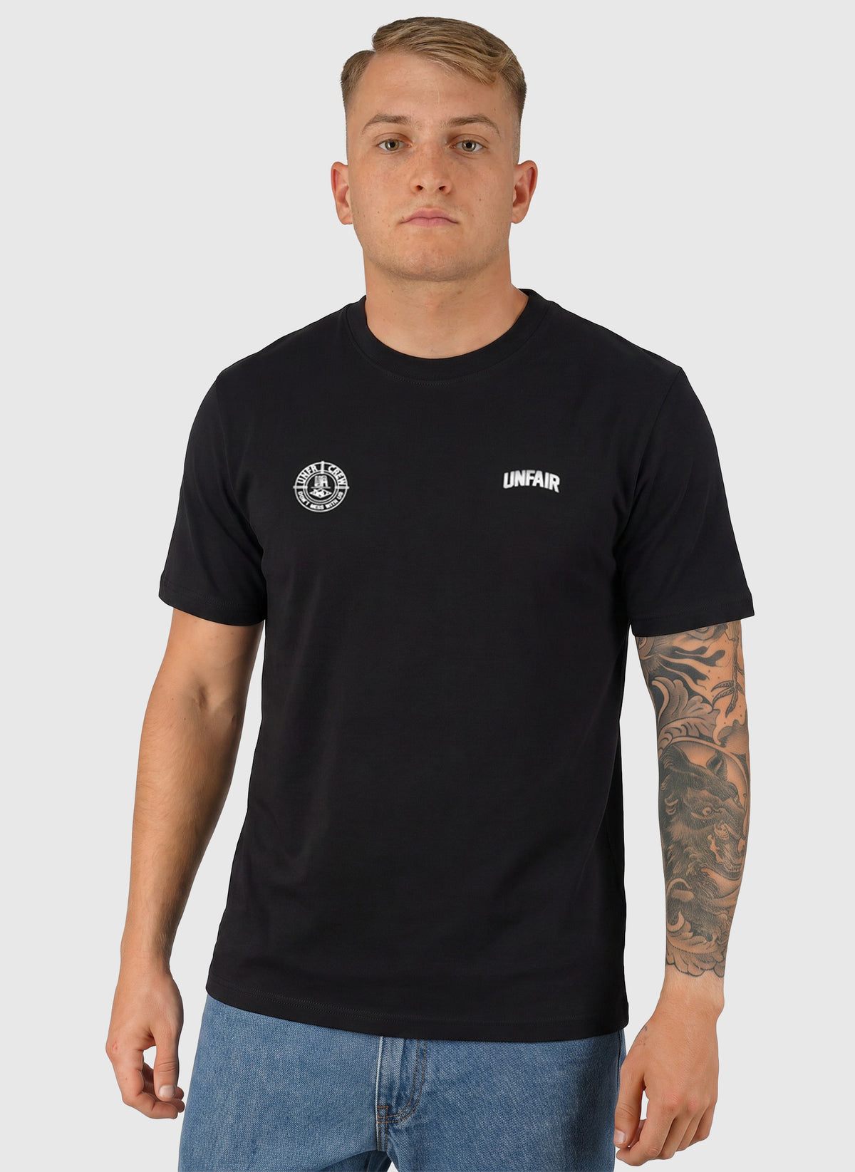 Two Side Logo T-Shirt - Black