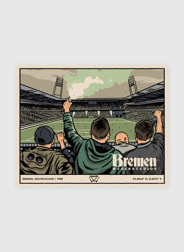 Poster - Bremen Weserstadion