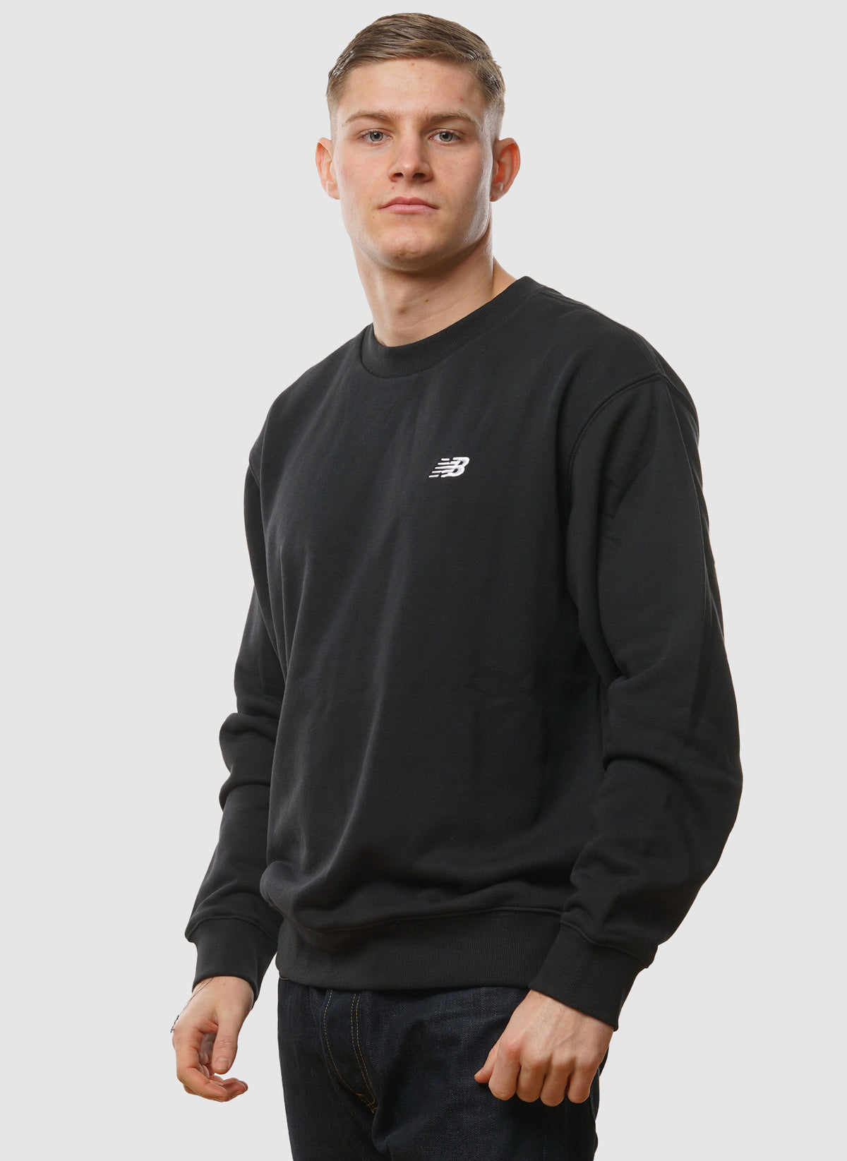 Sport Essentials French Terry Crew Neck - Black