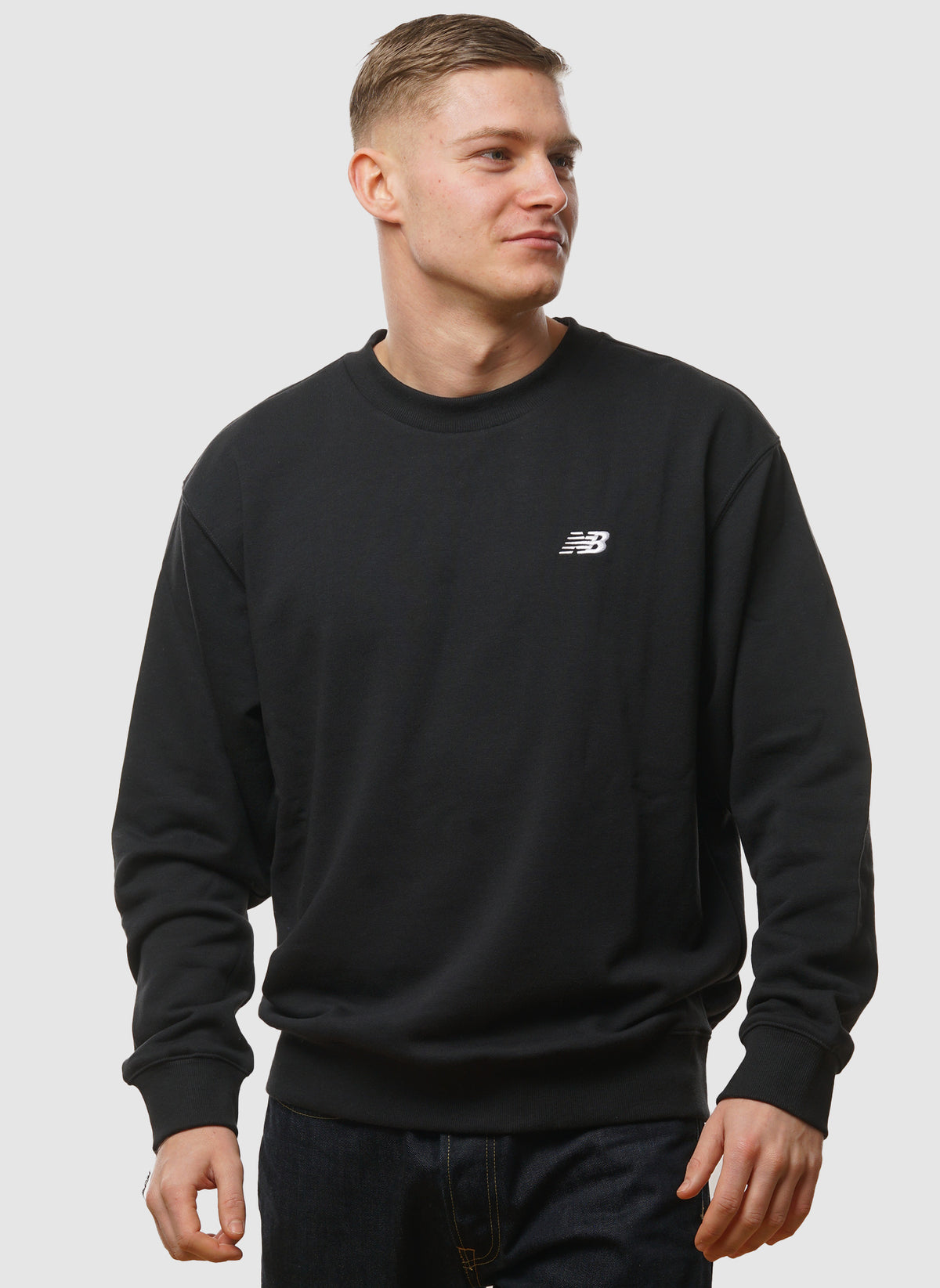 Sport Essentials French Terry Crew Neck - Black