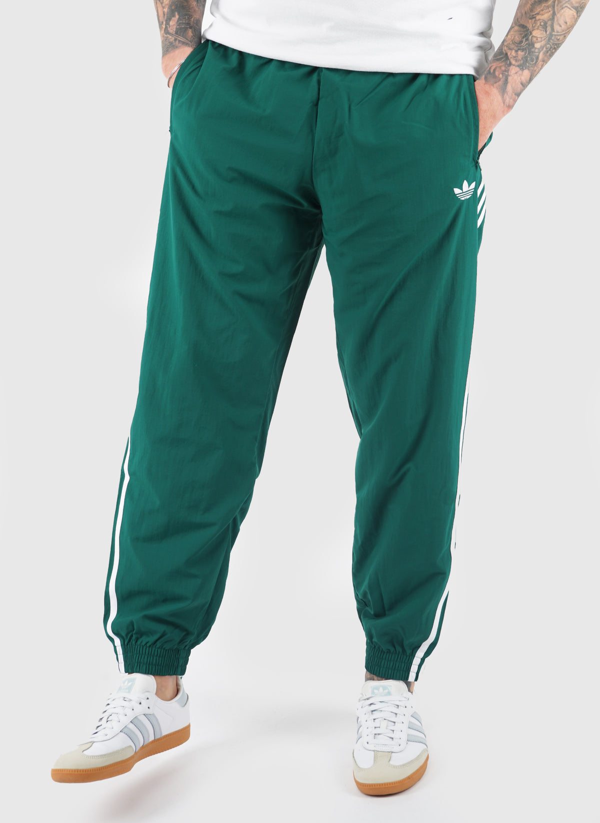 Woven Firebird Trackpant - Core Green