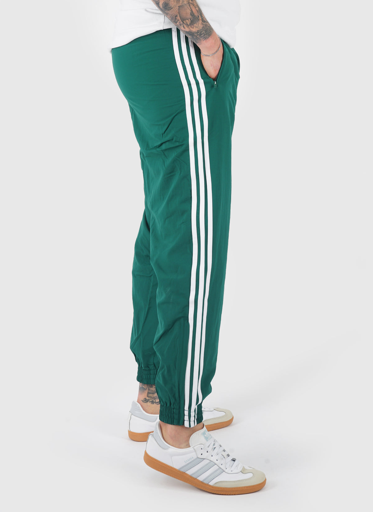 Woven Firebird Trackpant - Core Green