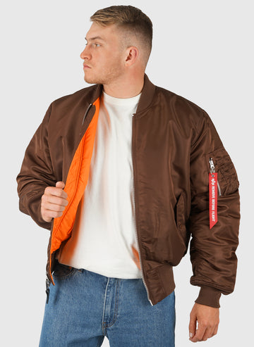 MA-1 Heritage Bomber Jacket - Powder Brown