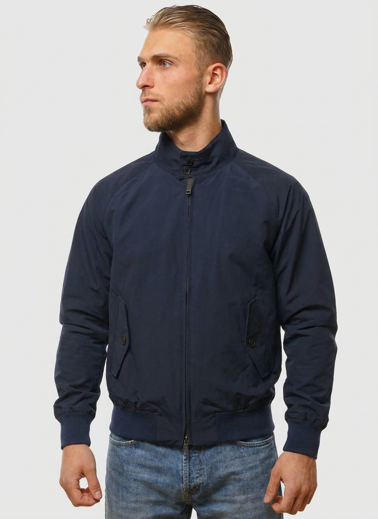 G9 Classic Harrington Jacket - Navy