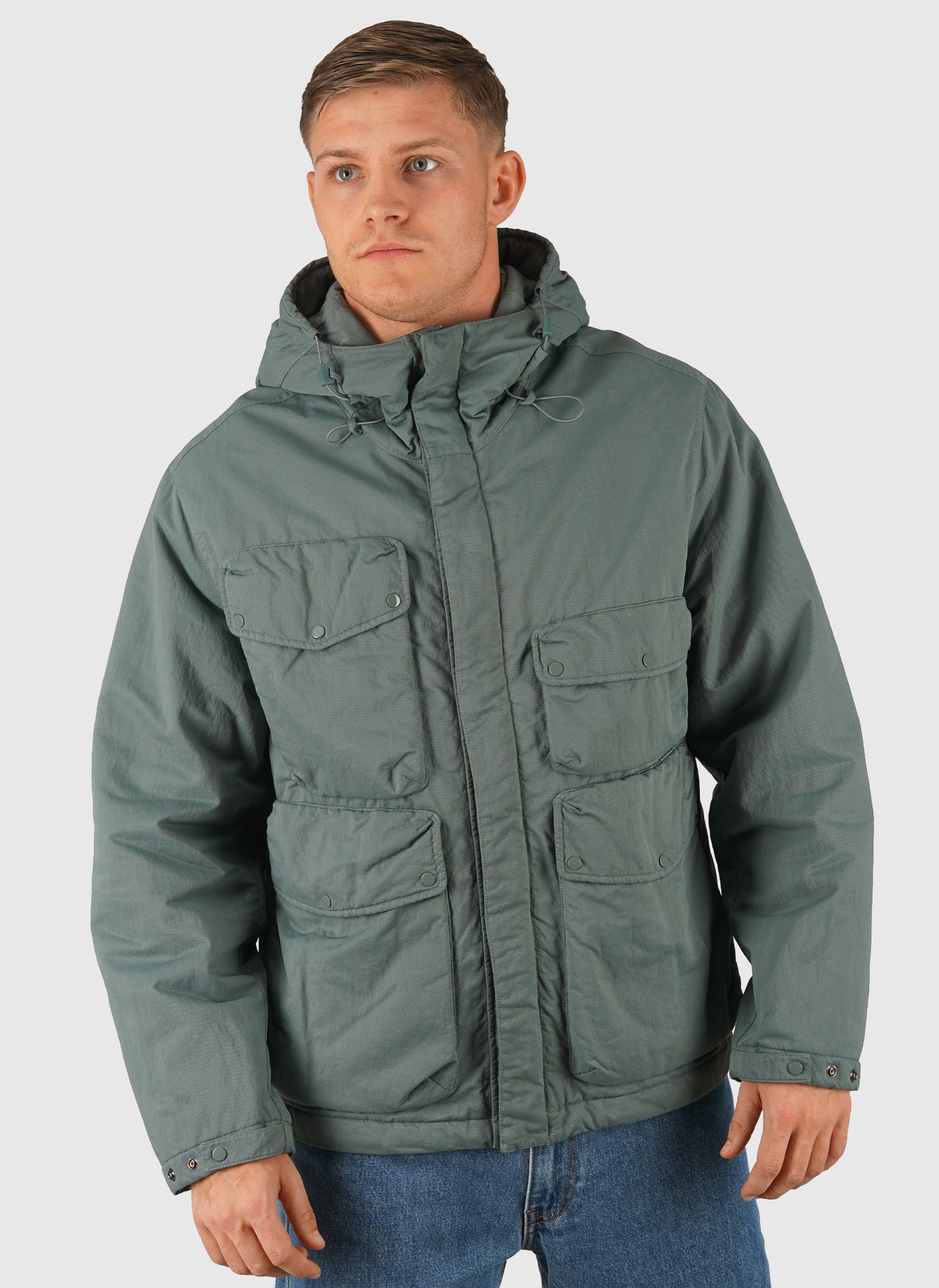T-Flatt Padded Goggle Jacket - Castor Gray
