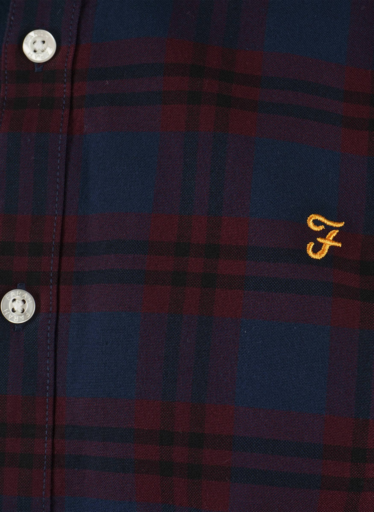 Brewer Slim Fit Shirt - Bordeaux