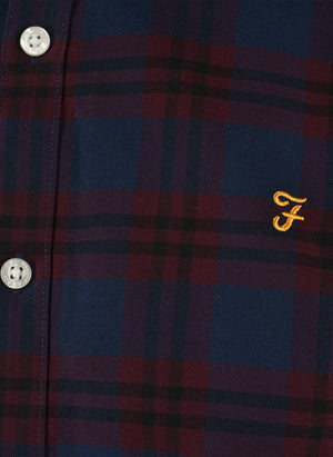 Brewer Slim Fit Shirt - Bordeaux