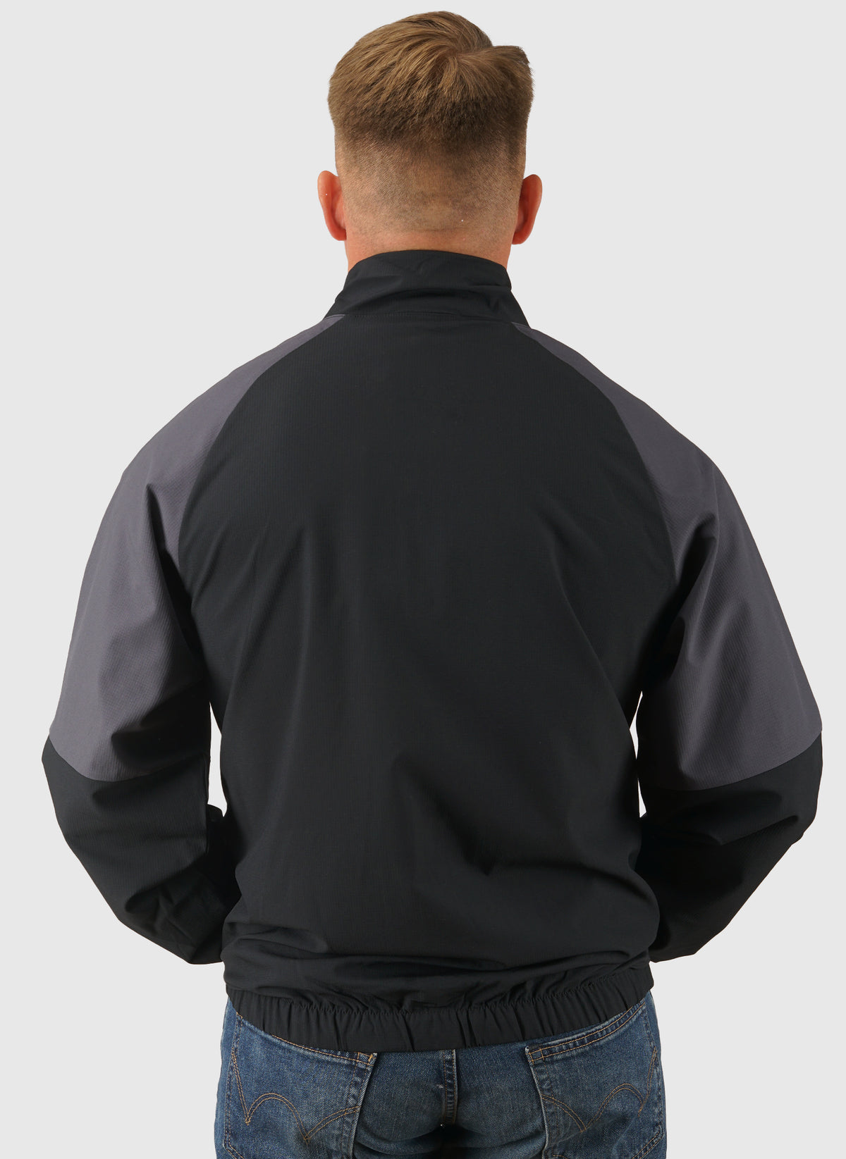 Loose Track Zip Jacket - Black