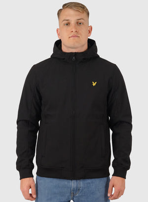 Fleece Back Softshell Jacket - Jet Black