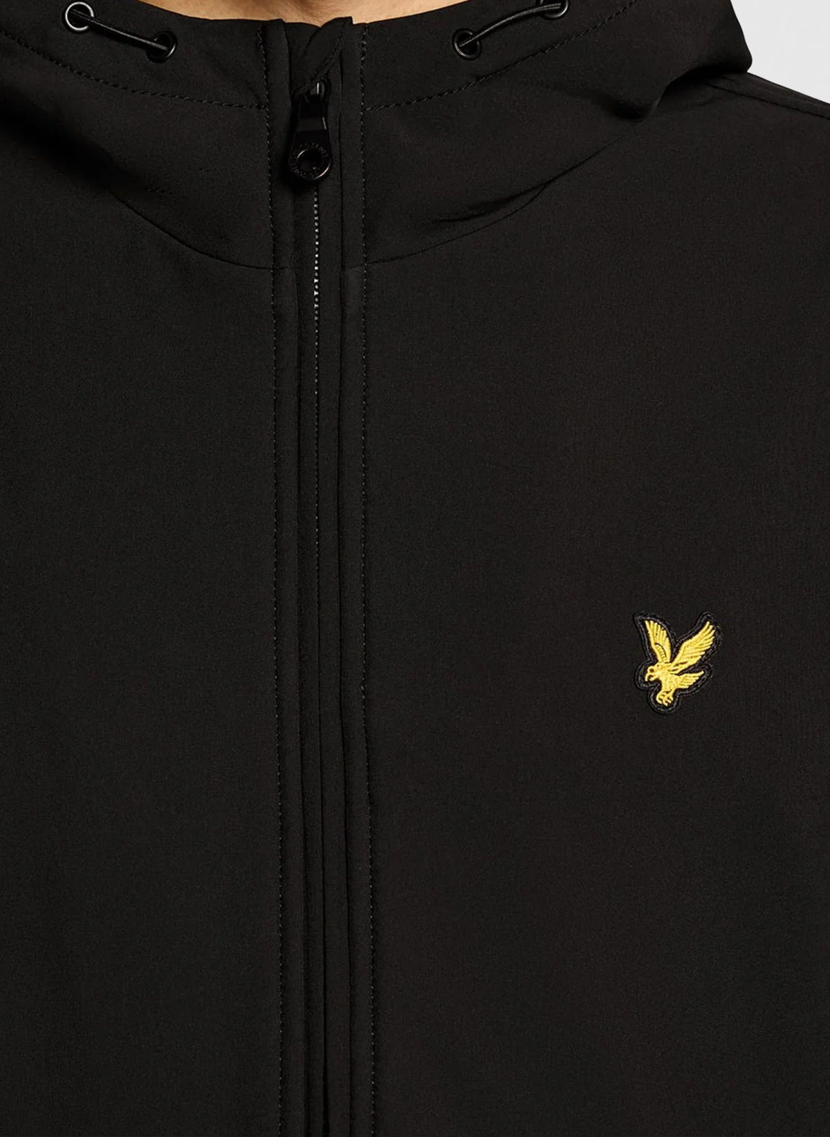 Fleece Back Softshell Jacket - Jet Black