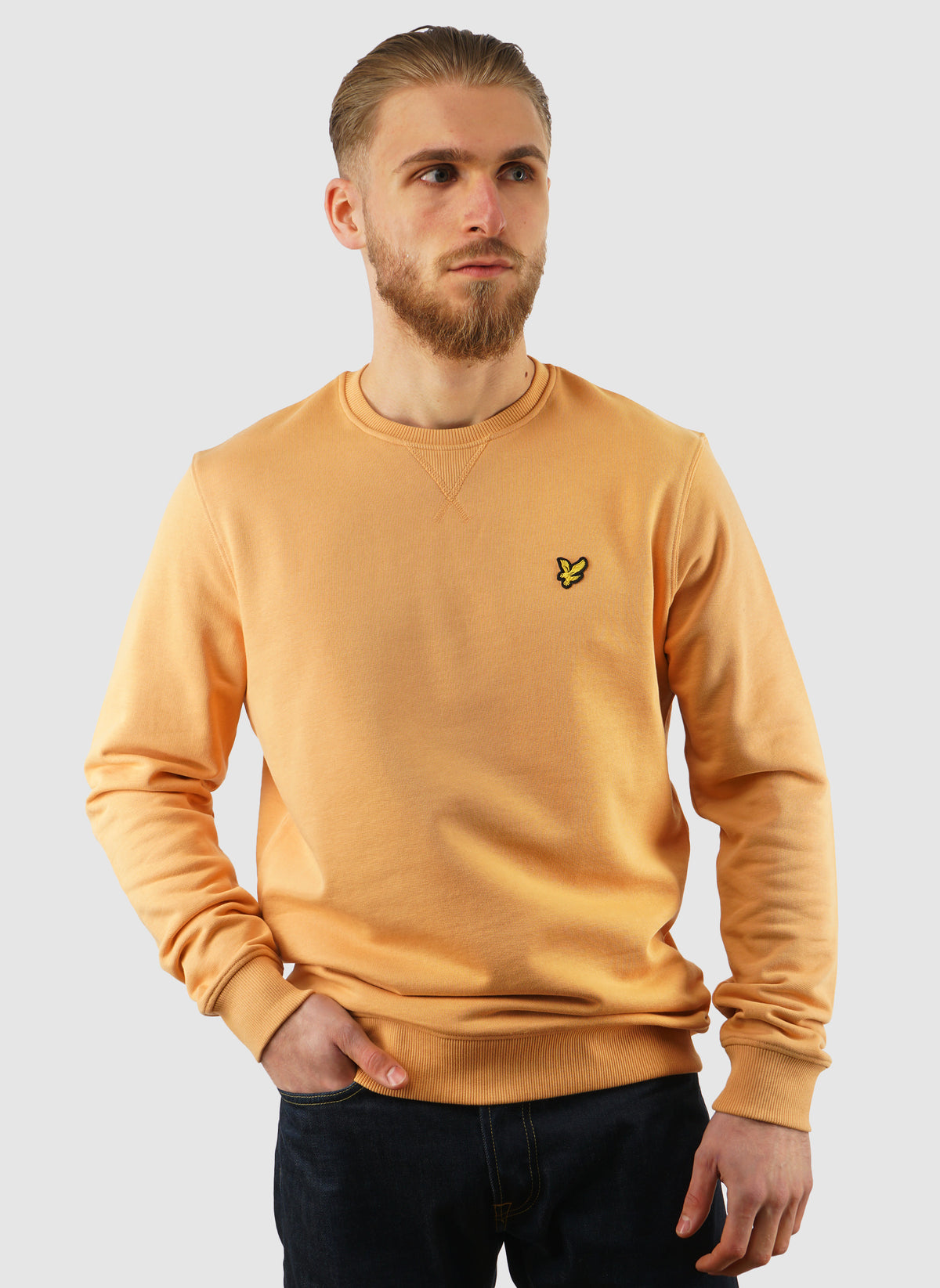 Crew Neck Sweatshirt - Honeycomb