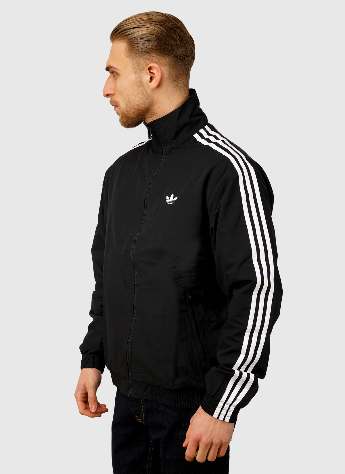 Woven Firebird Tracktop - Black