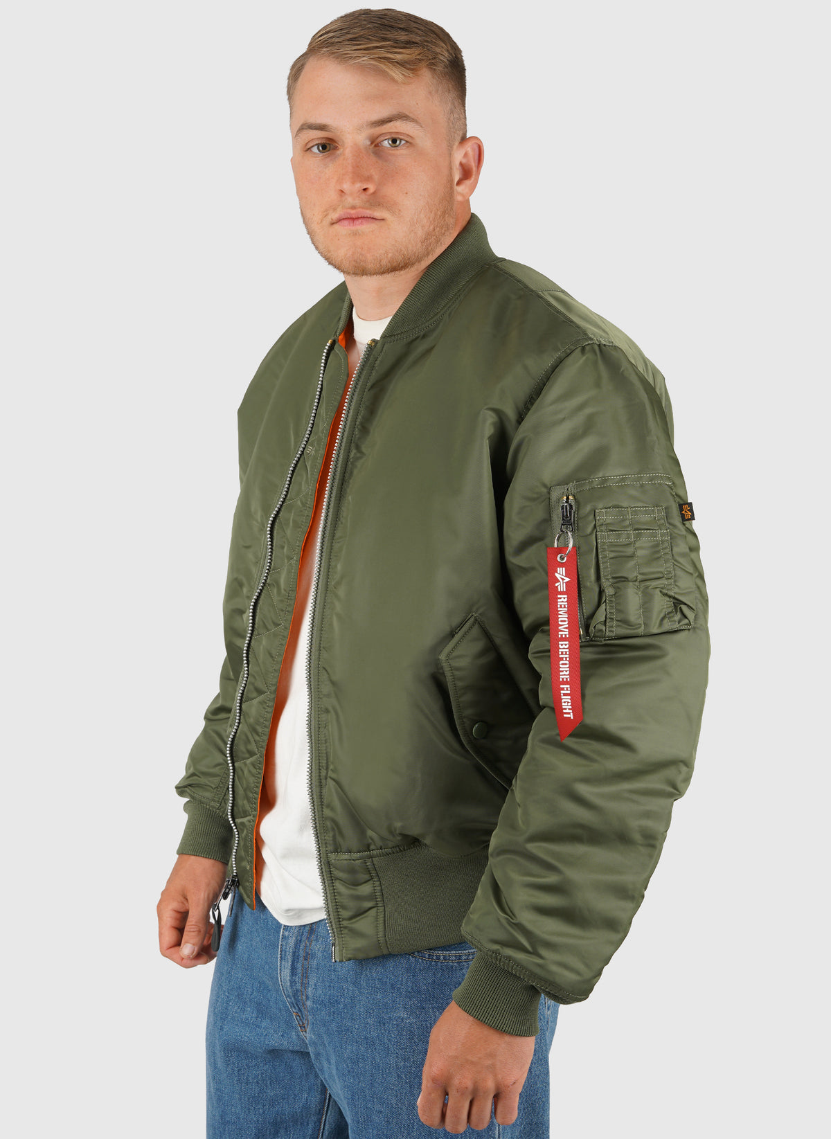 MA-1 Heritage Bomber Jacket - Sage Green