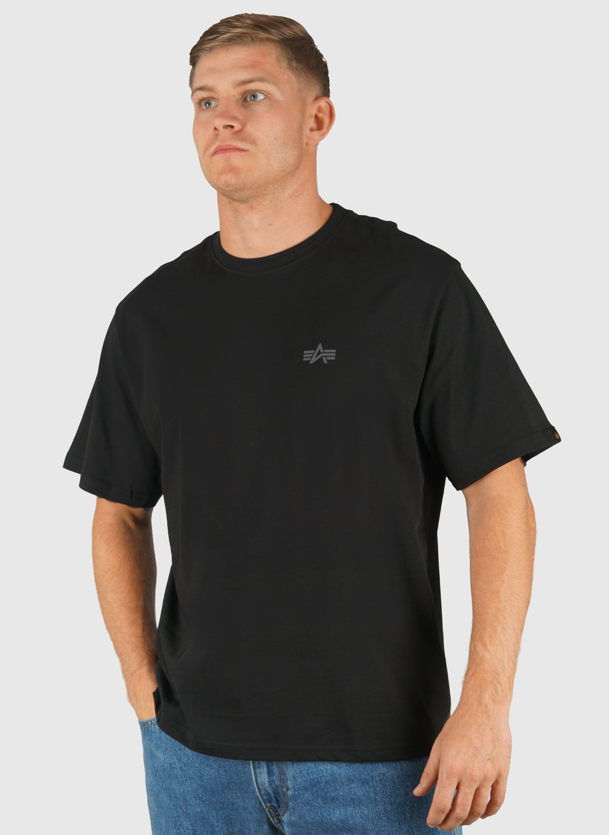 DTM Mid Logo T-Shirt - Black