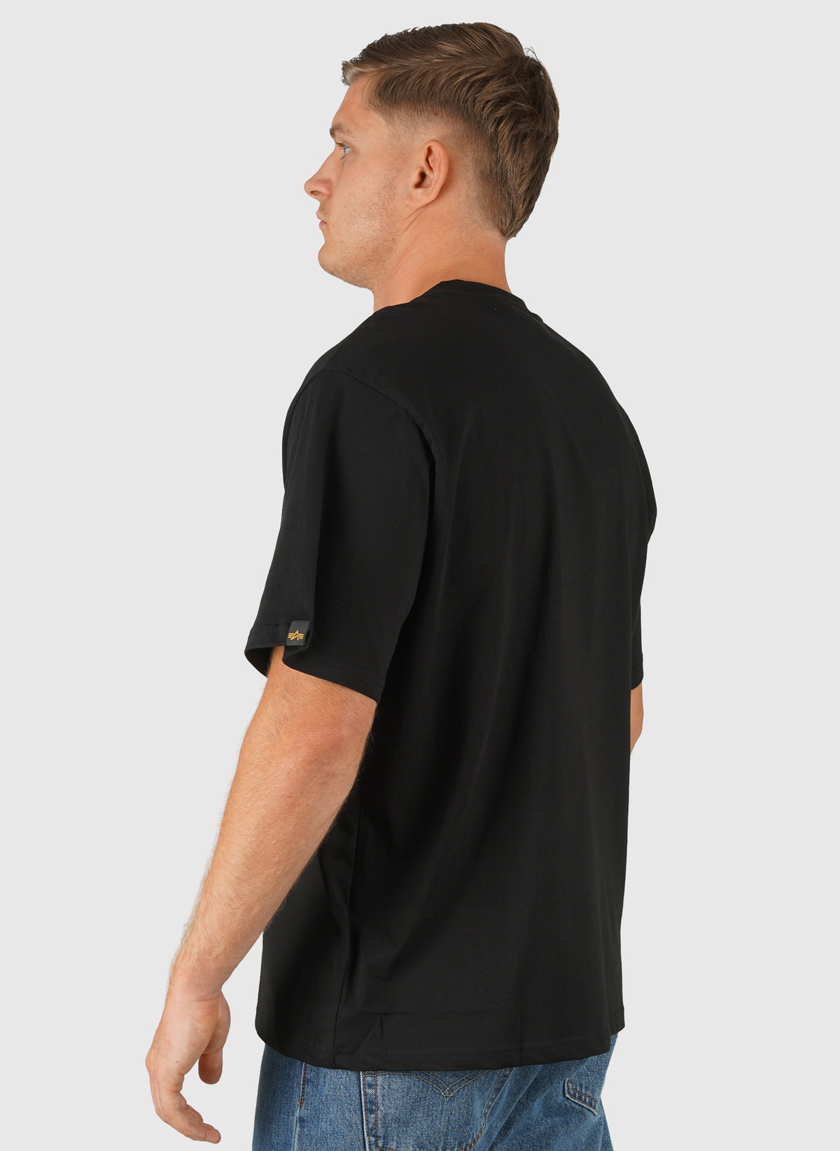 DTM Mid Logo T-Shirt - Black