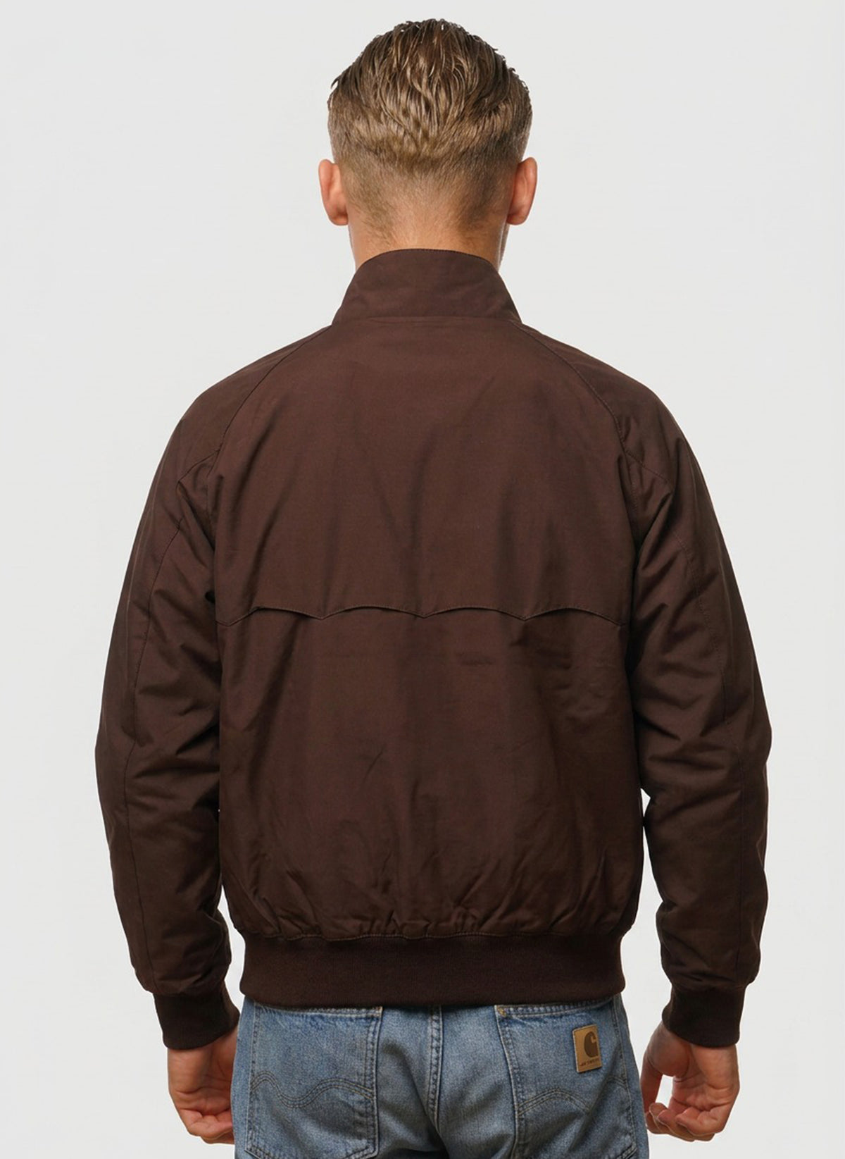 G9 Classic Harrington Jacket - Brown Cigar