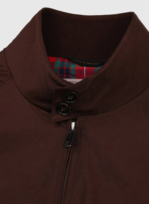 G9 Classic Harrington Jacket - Brown Cigar