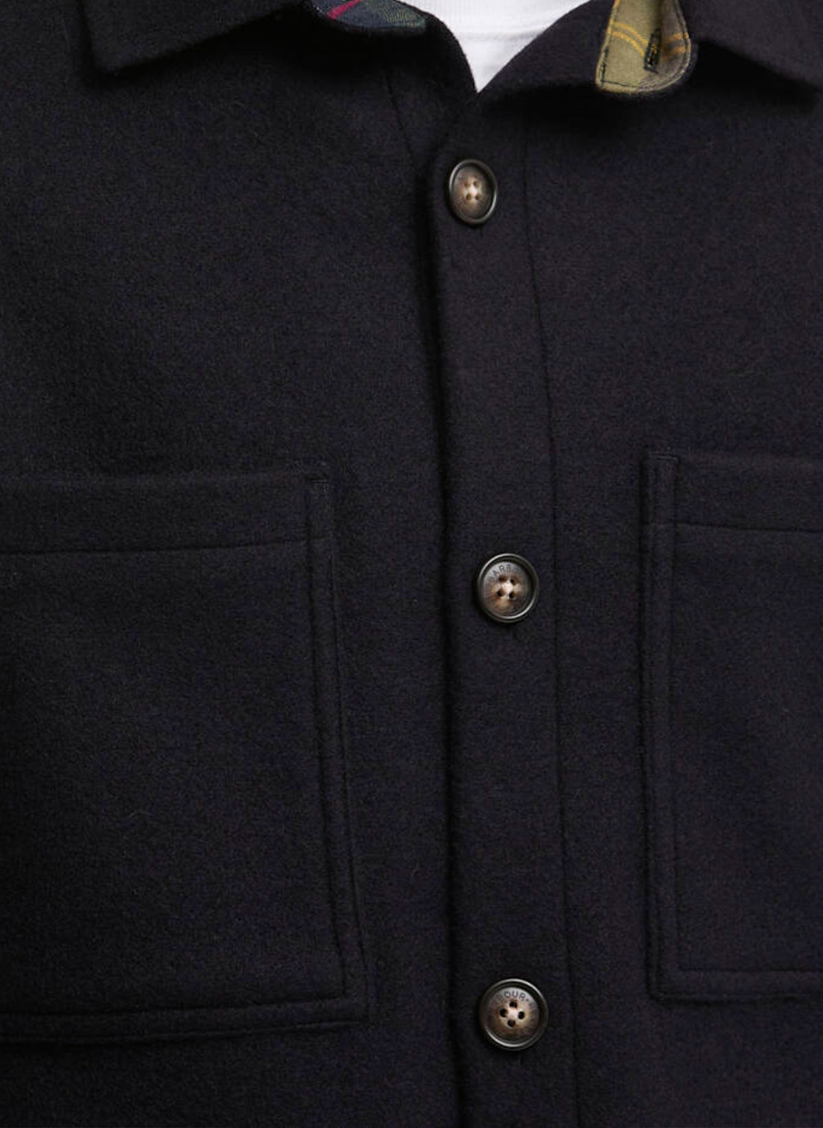 Marltown Tailored Wool-Blend Overshirt - Navy Marl