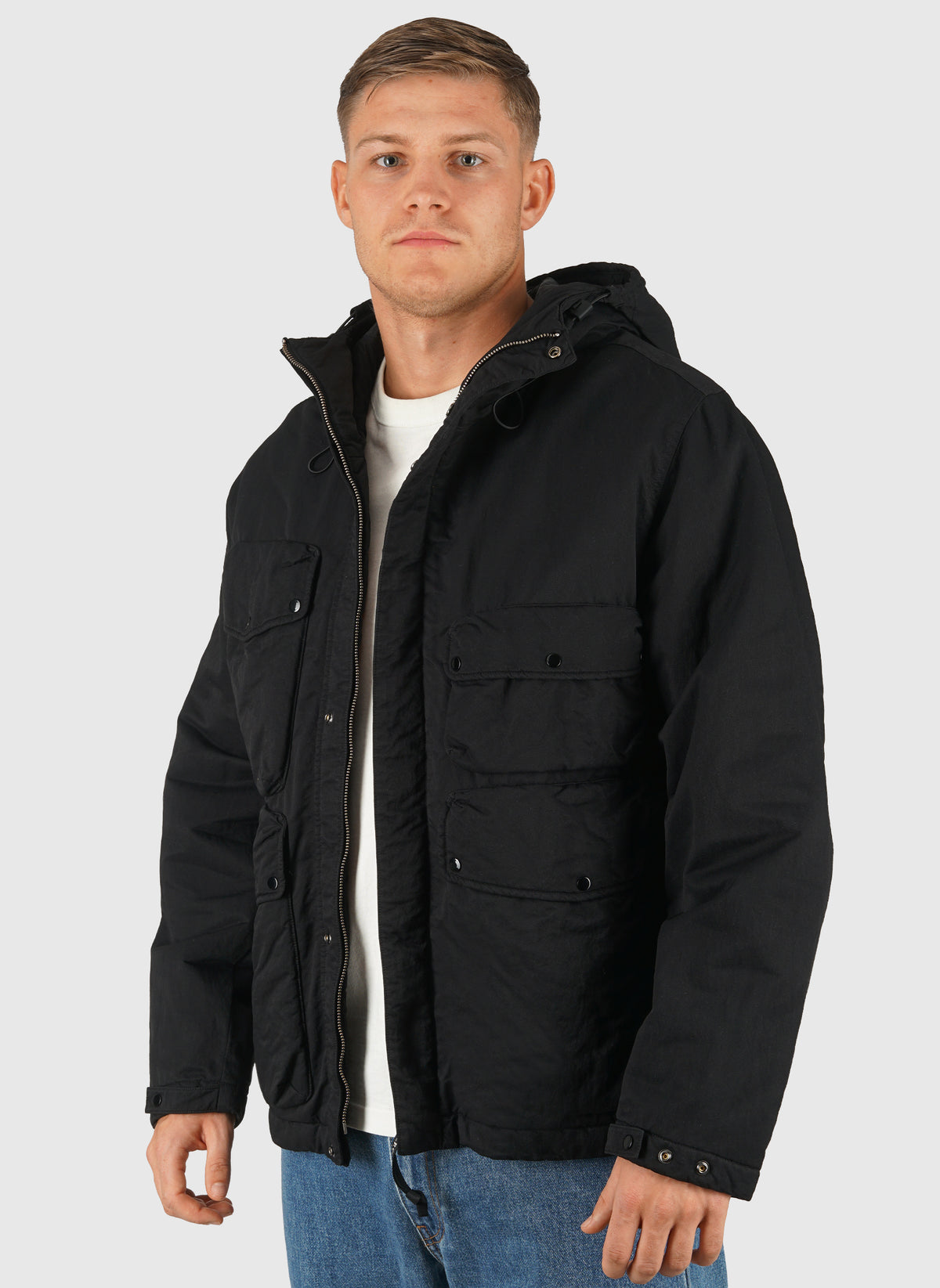 T-Flatt Padded Goggle Jacket - Black