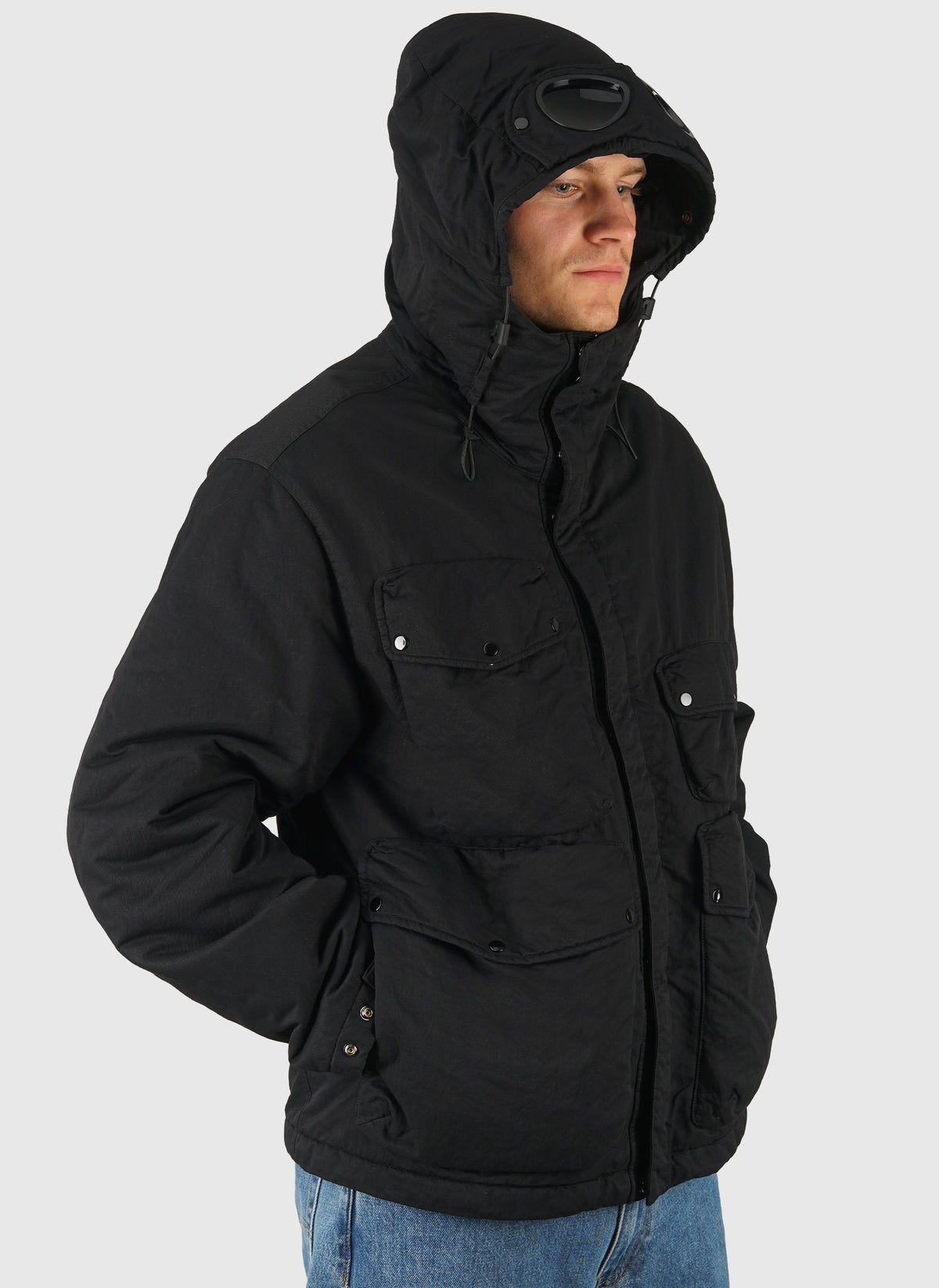 T-Flatt Padded Goggle Jacket - Black