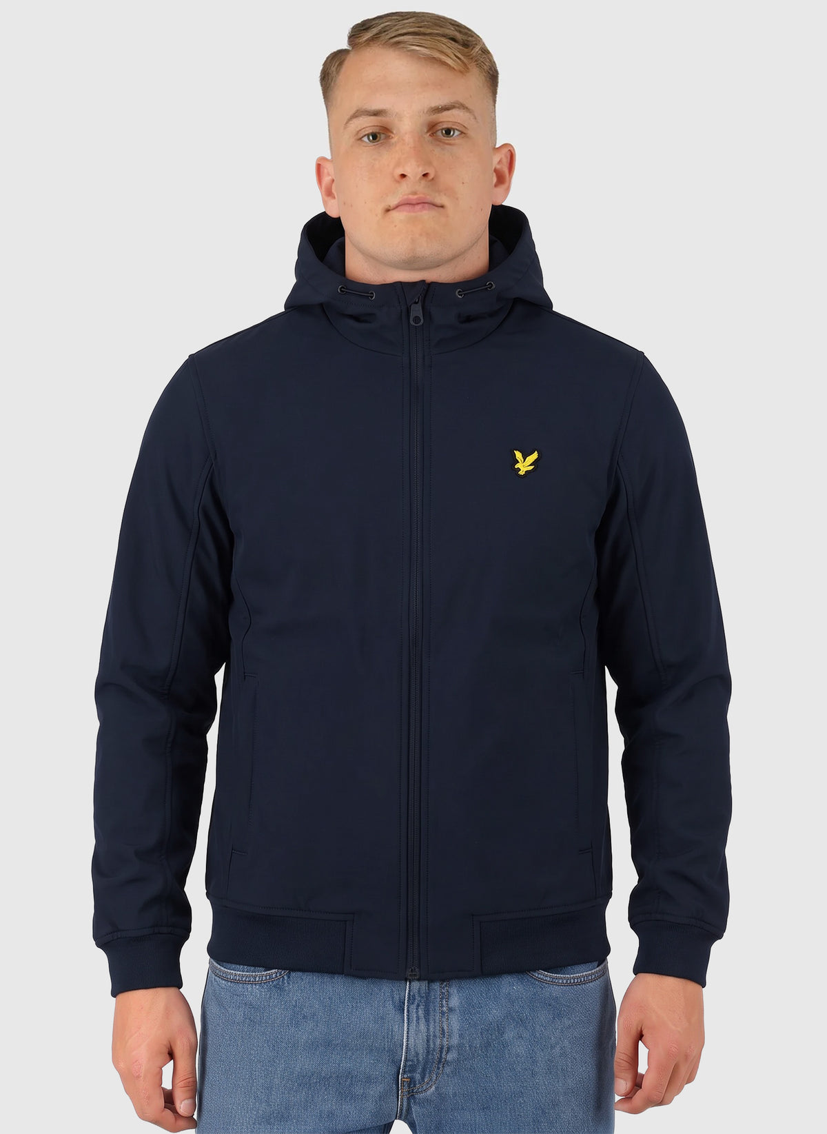 Fleece Back Softshell Jacket - Dark Navy
