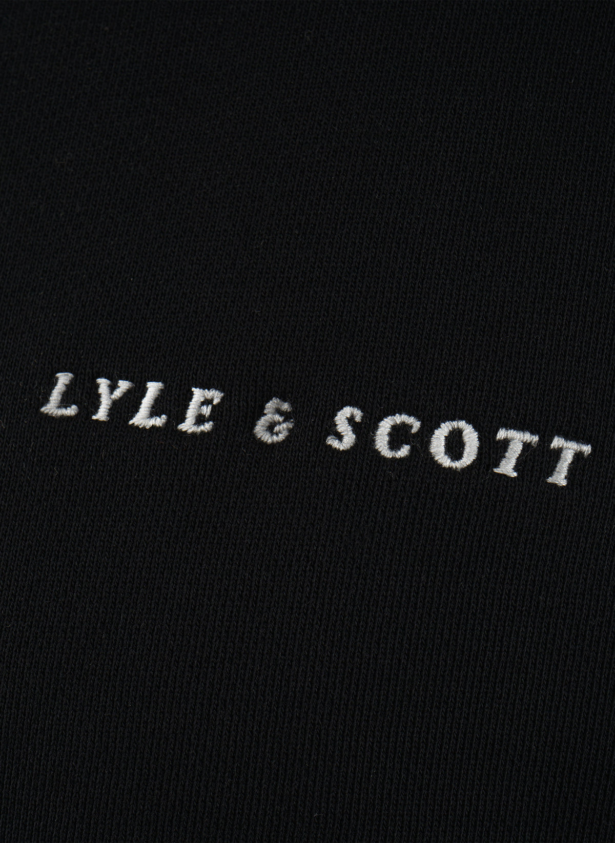 Script Heavyweight Loopback Sweatshirt - Jet Black