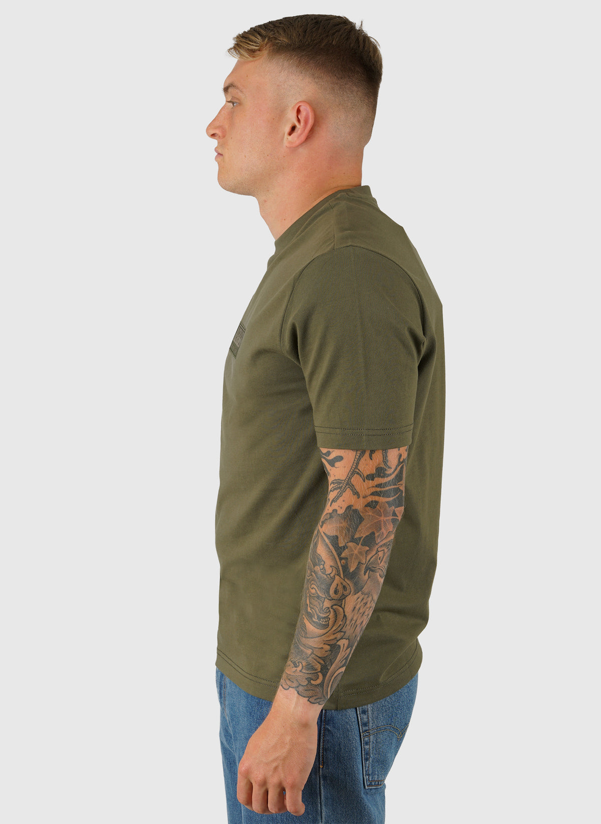 S-Box Logo T-Shirt - Olive Night