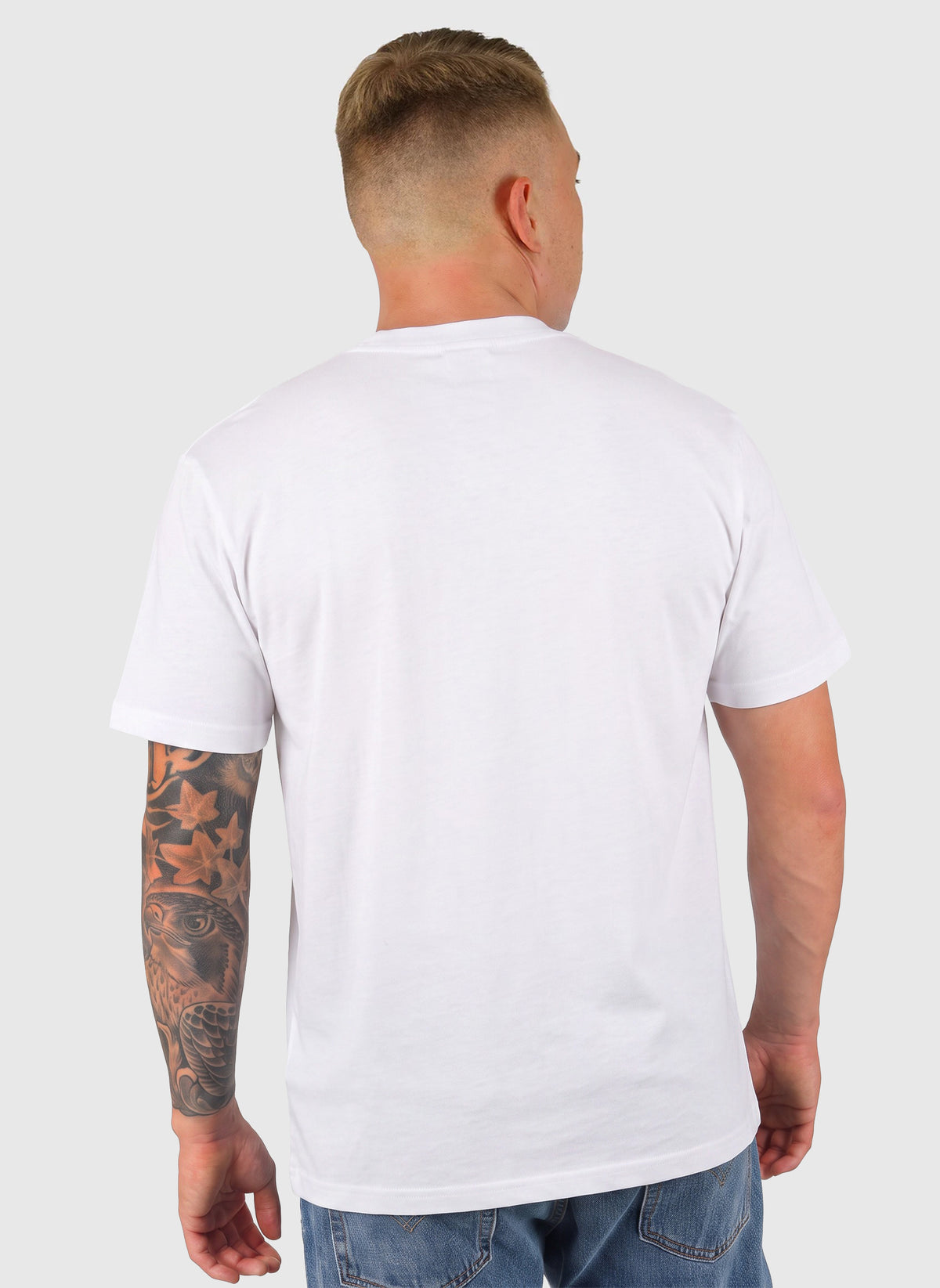 Classic Label Disruptive Camo T-Shirt - White