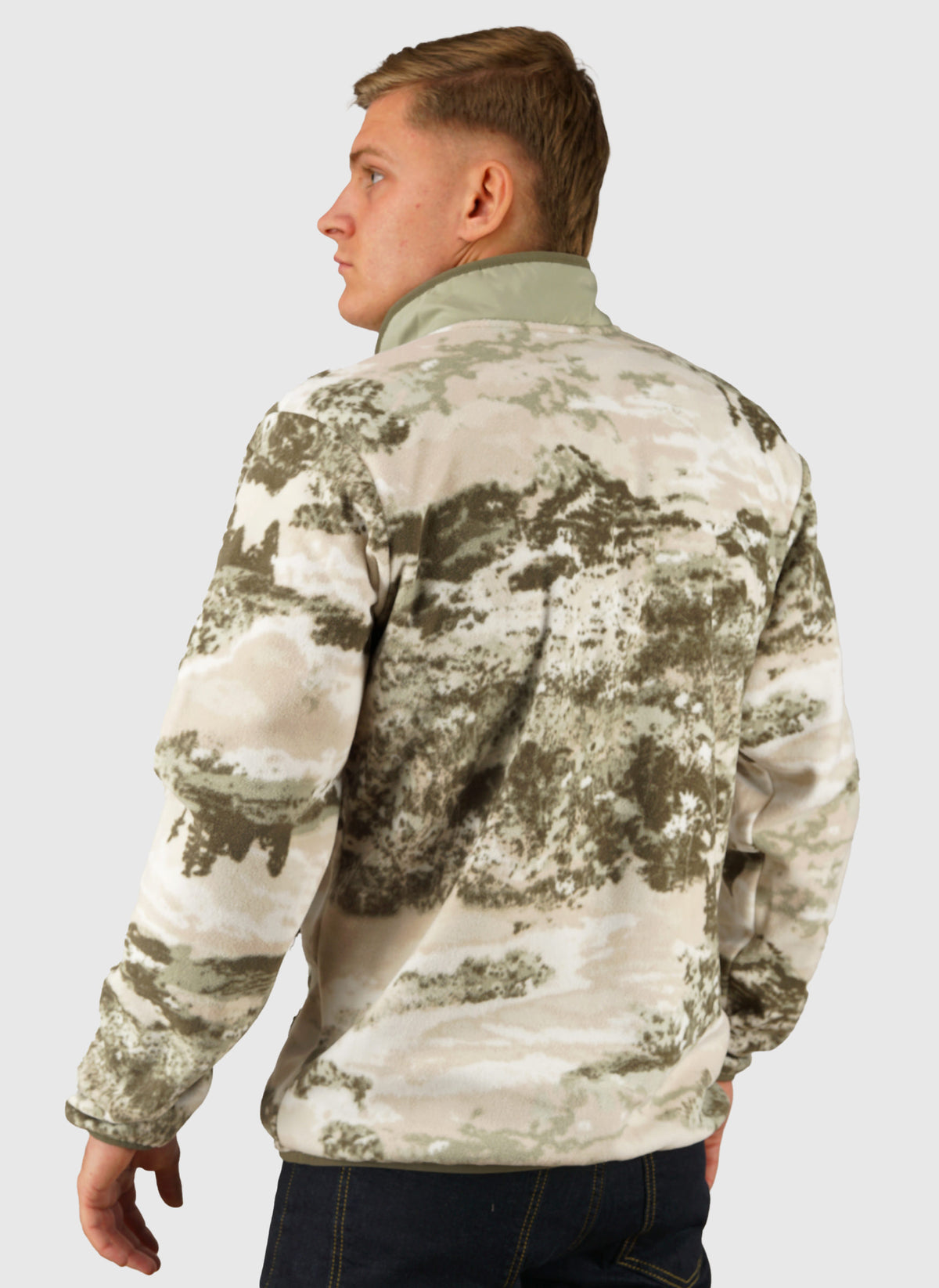 Sequoia Grove Printed Full Zip - Safari Fieldaz