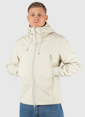 C.P. Shell-R Hooded Goggle Jacket - Silver Birch
