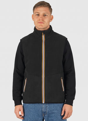 Yannick Sherpa Polar Double Weste - Black Pure