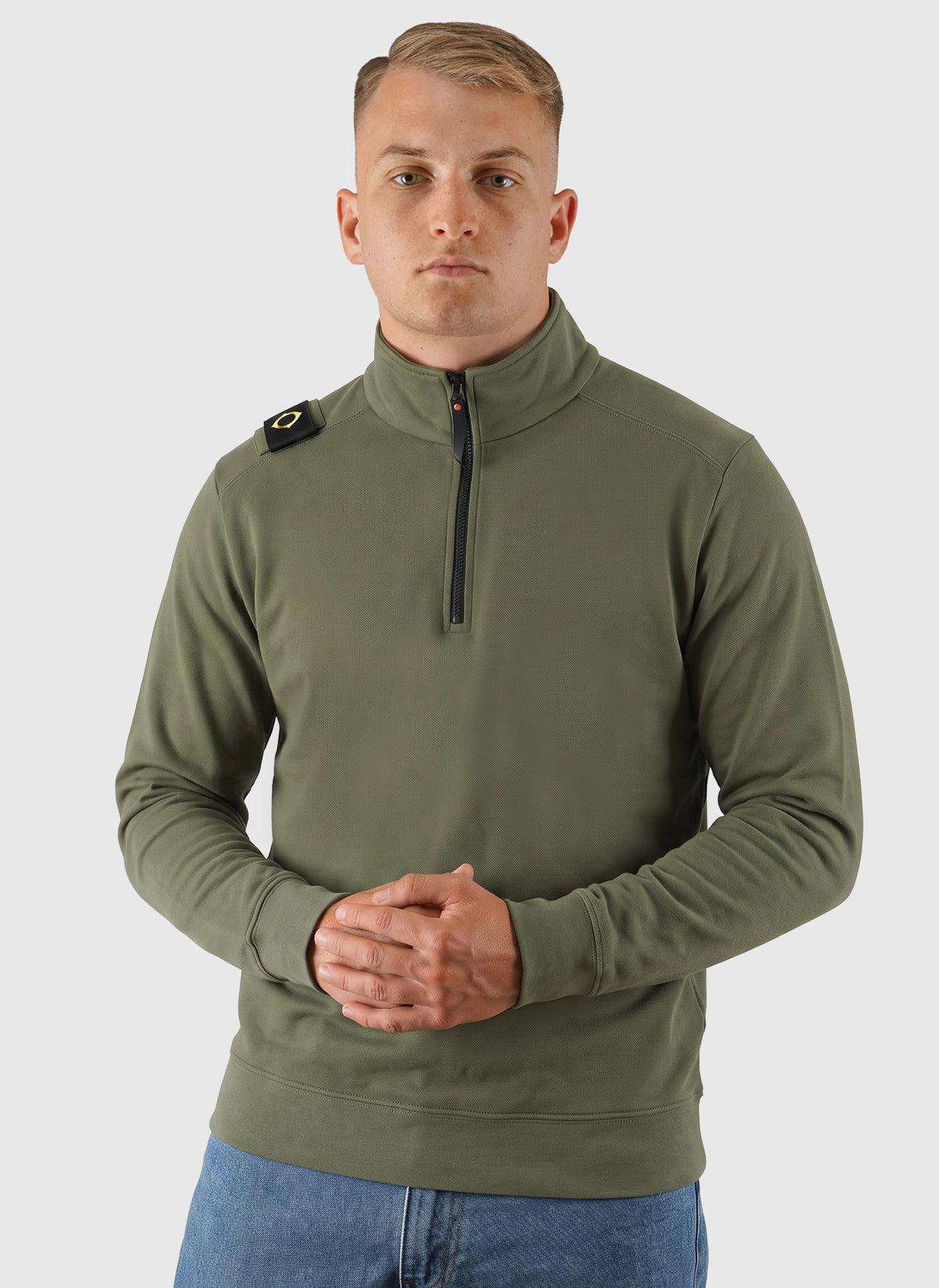 Training Quarter Zip Sweatshirt - Bronze Green