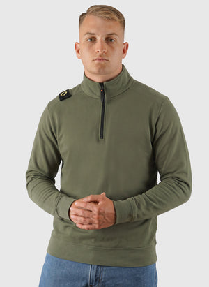 Training Quarter Zip Sweatshirt - Bronze Green