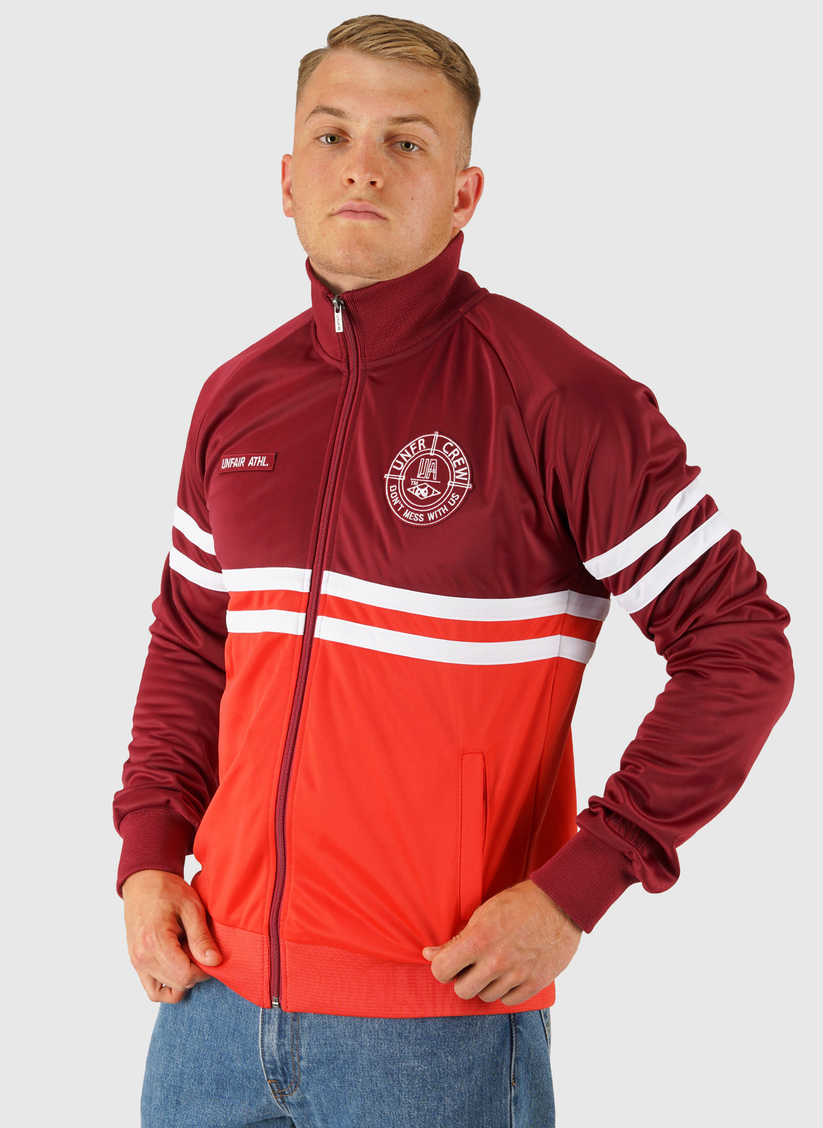 DMWU Tracktop - Burgundy/Red