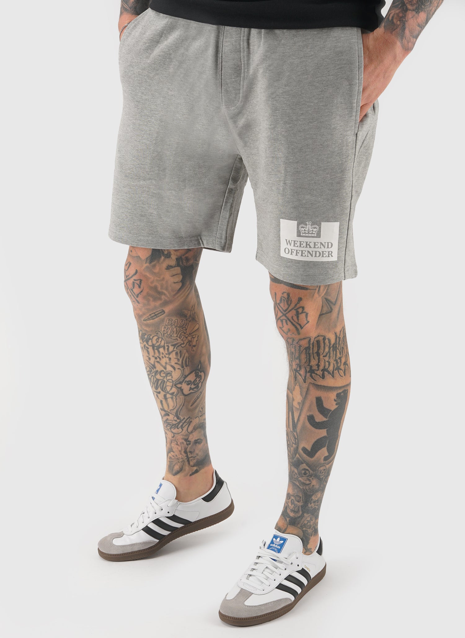 Action Short Classic - Grey Marl