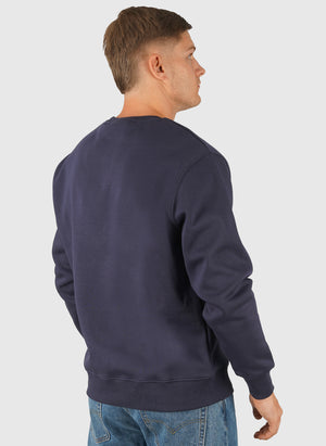 Foam Mid Logo Sweatshirt - Ultra Navy