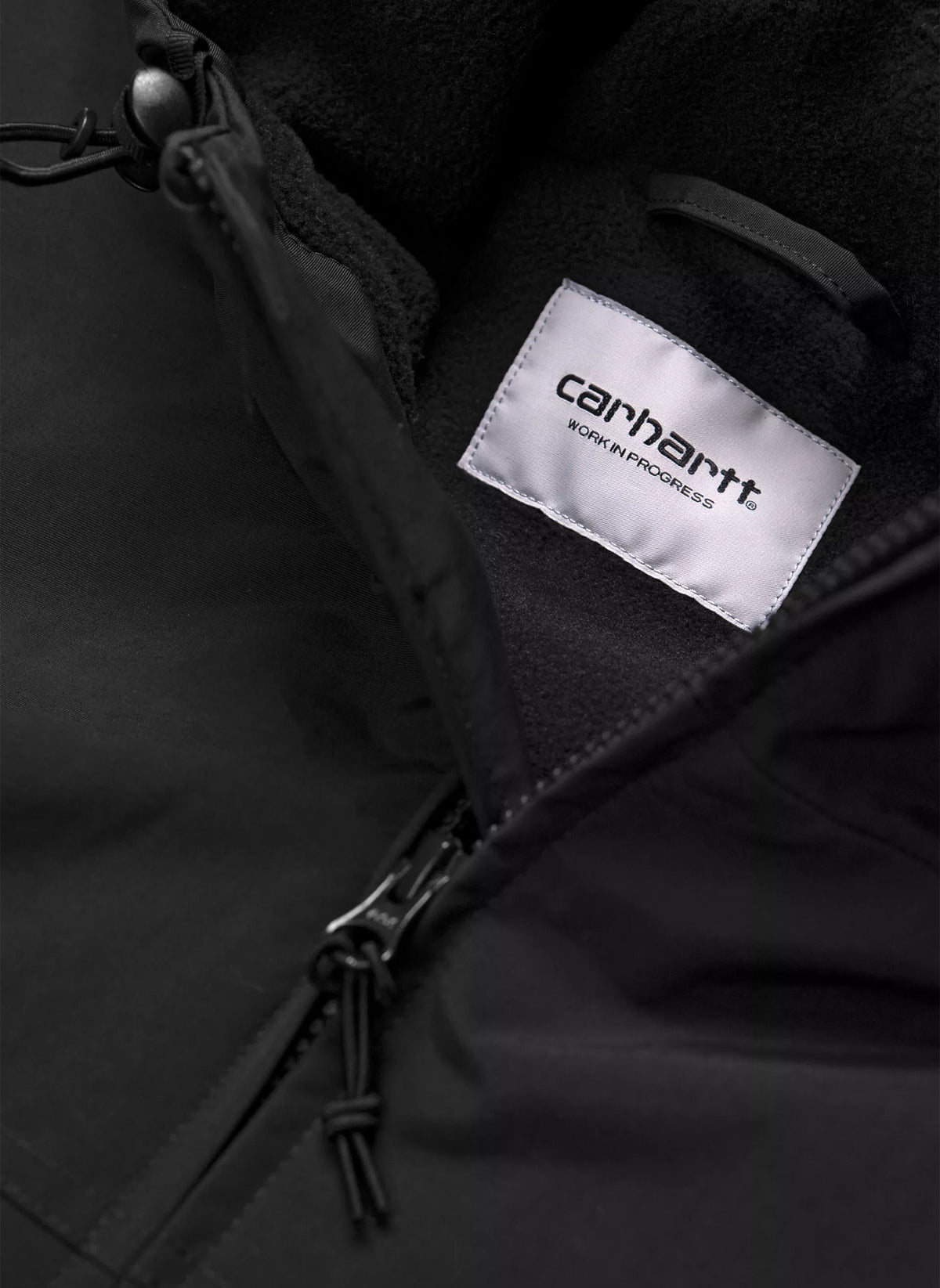 Hooded Sail Jacket - Black/White