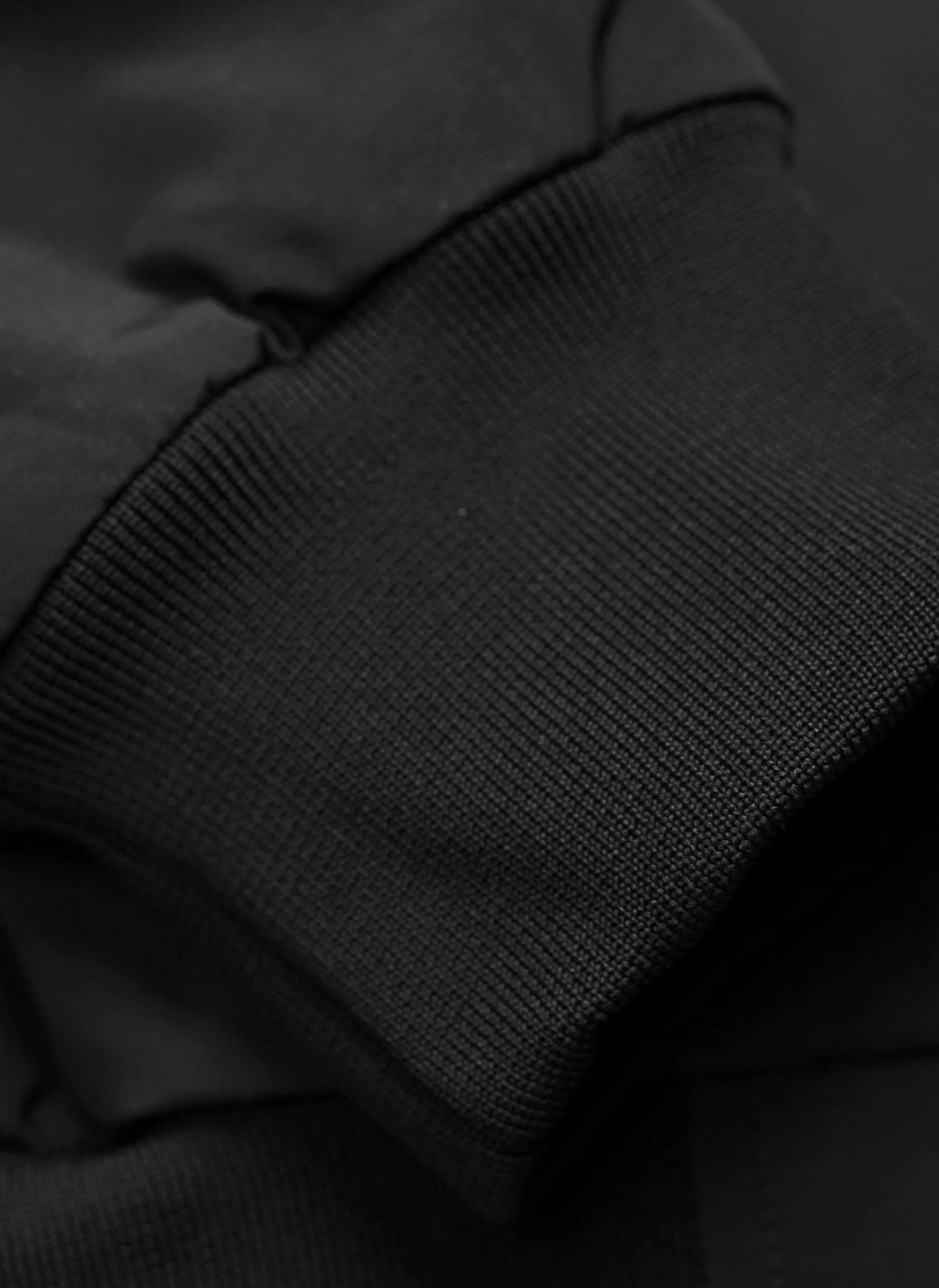 Hooded Sail Jacket - Black/White