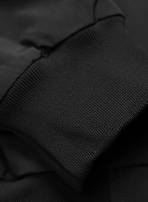 Hooded Sail Jacket - Black/White