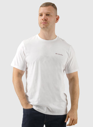CSC Outdoor Back Graphic T-Shirt - White Scoped
