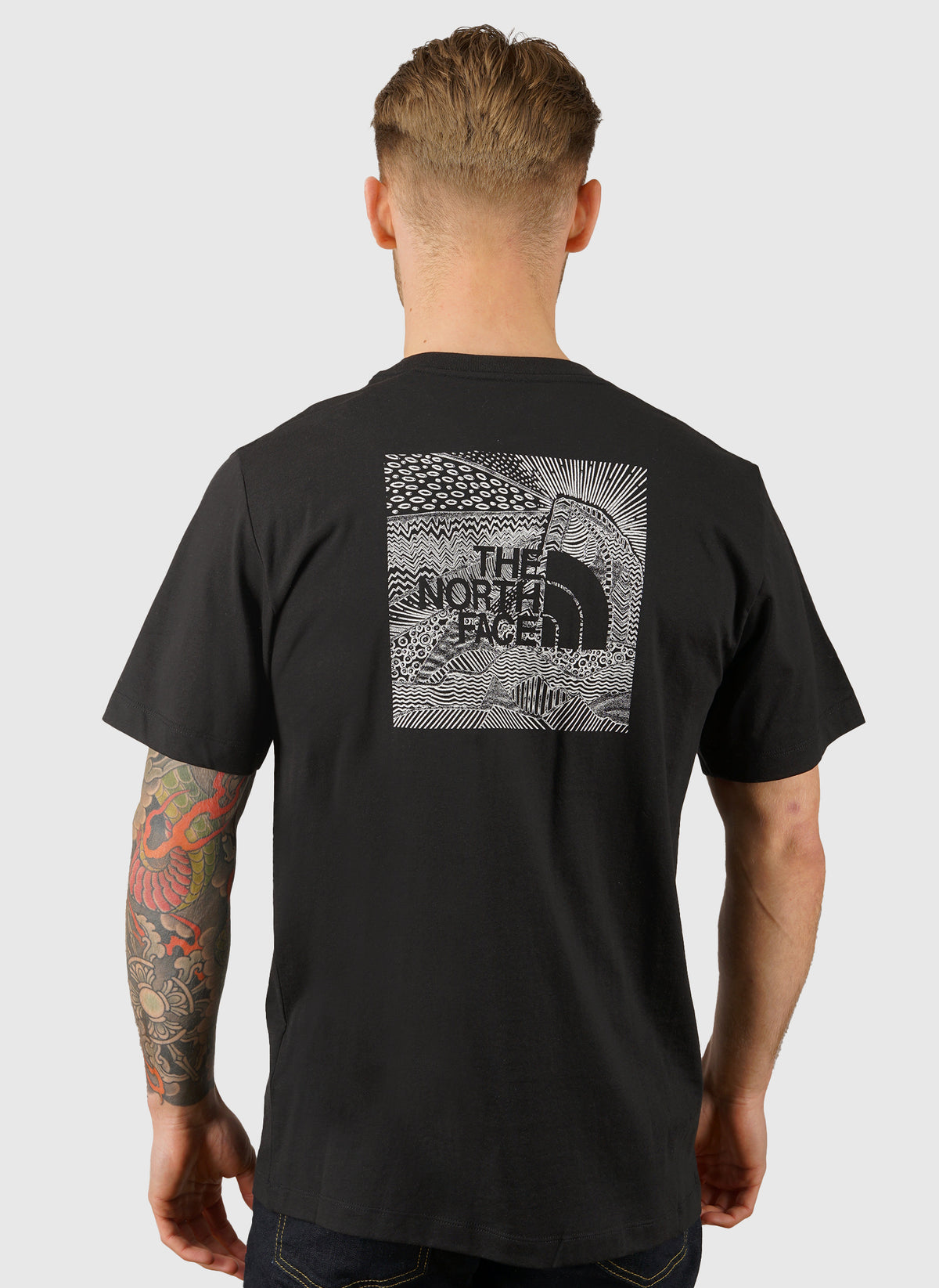 Box Celebration Regular  T-Shirt -TNF Black