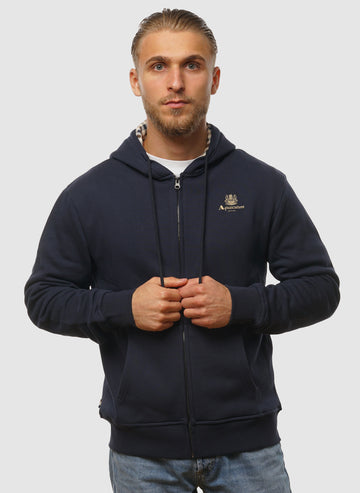 Full Zip Hoodie Fleece - Navy