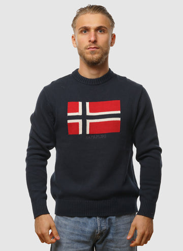D-Mura Sweatshirt - Blu Marine