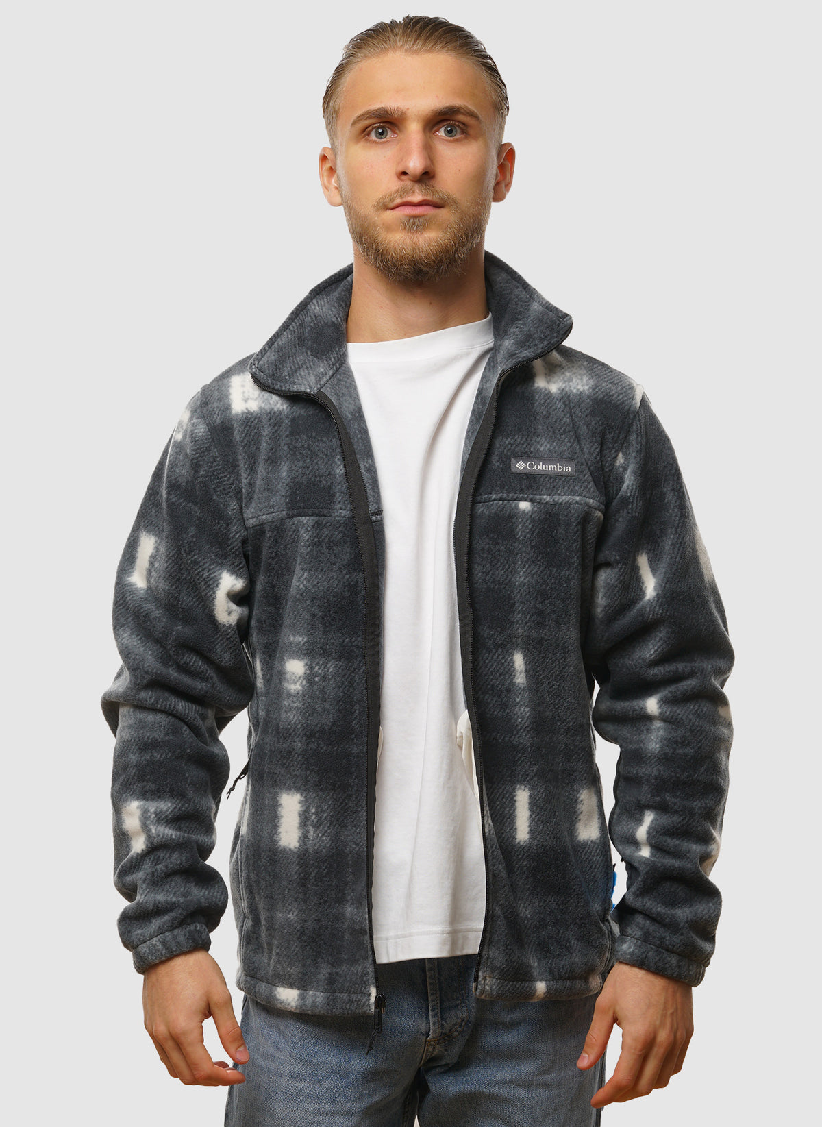 Steens Mountain Printed Jacket - Chalk Omblur