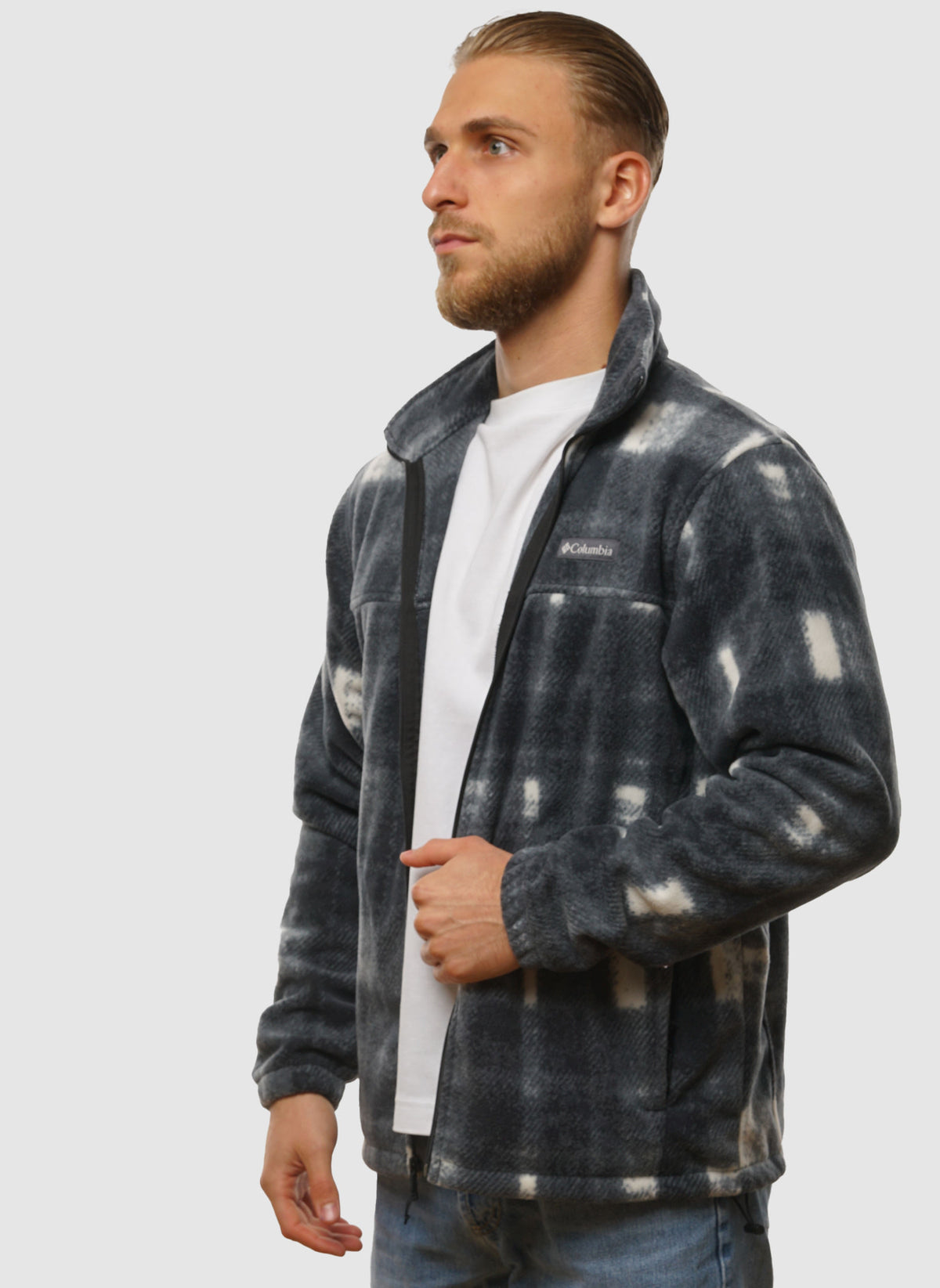Steens Mountain Printed Jacket - Chalk Omblur